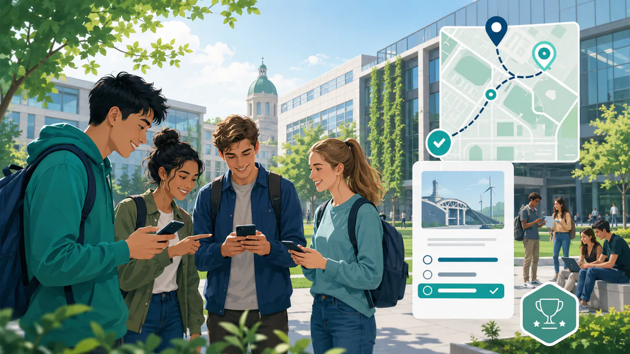 Studenti universitari partecipano a un percorso di recruiting interattivo